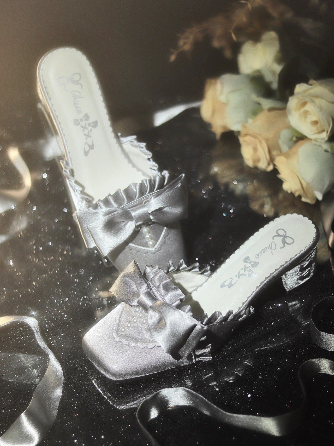 Siren Melody Lace-Up Mules