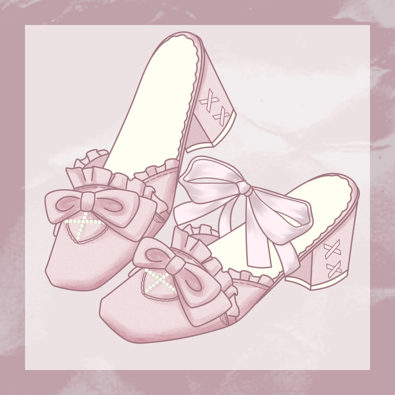 Siren Melody Lace-Up Mules