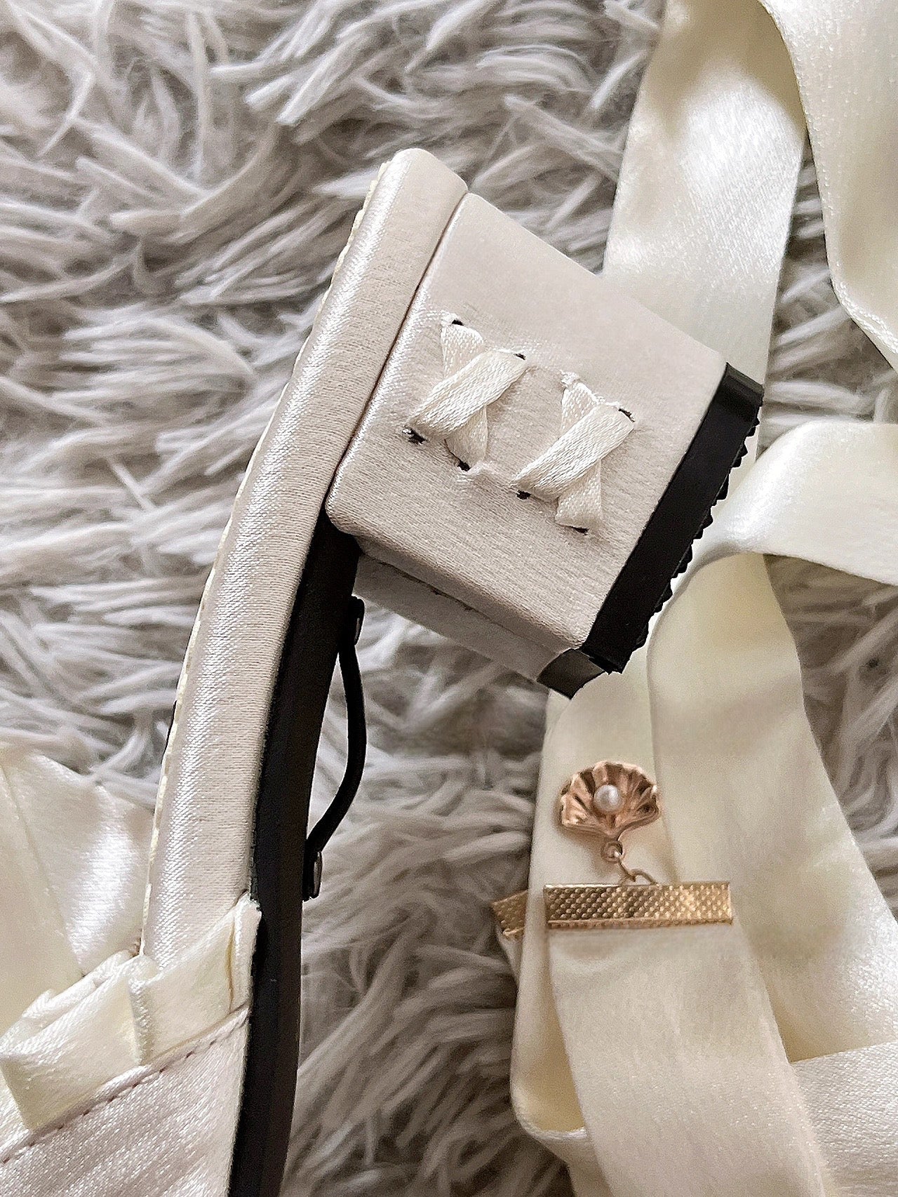 Siren Melody Lace-Up Mules