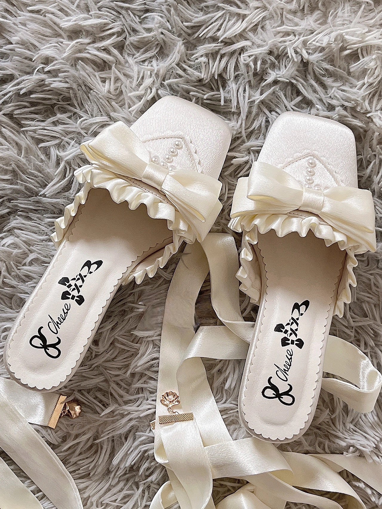 Siren Melody Lace-Up Mules