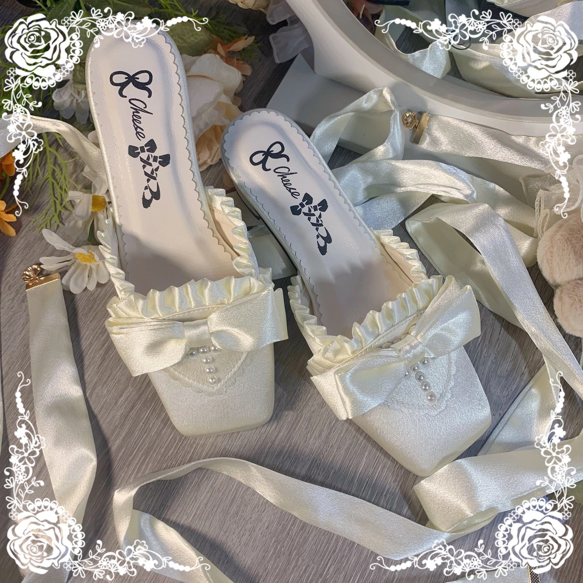 Siren Melody Lace-Up Mules