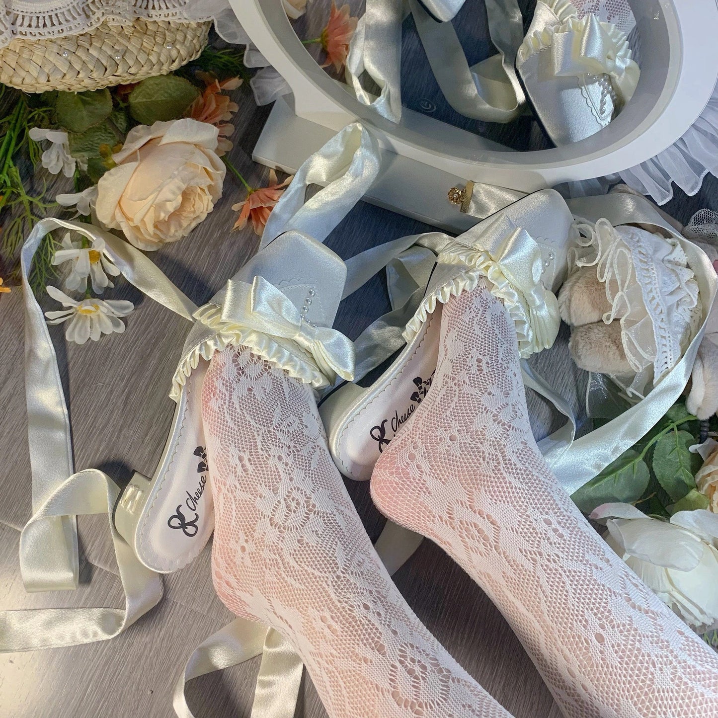Siren Melody Lace-Up Mules