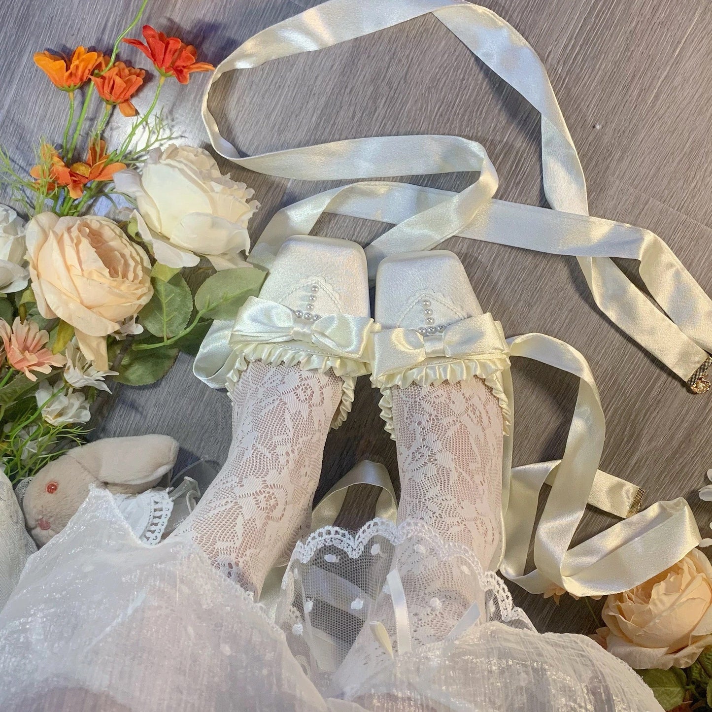 Siren Melody Lace-Up Mules