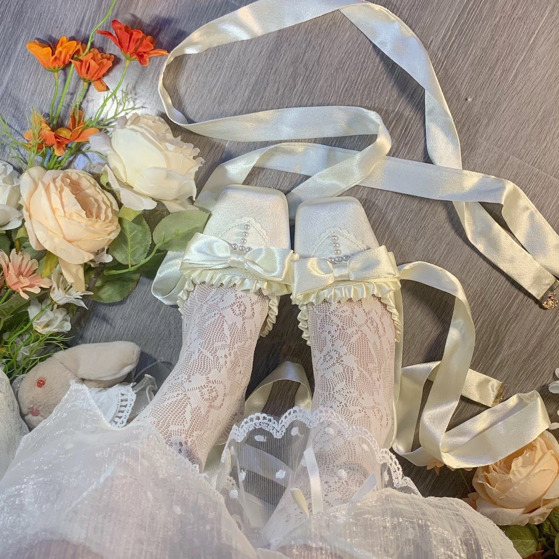 Siren Melody Lace-Up Mules