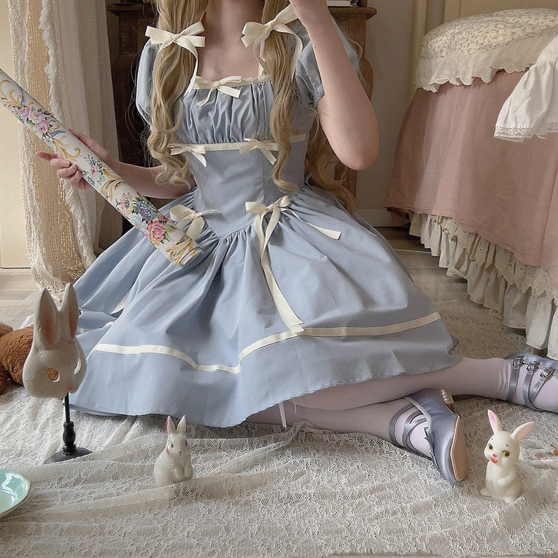 Blue Ribbon Dolly Dress