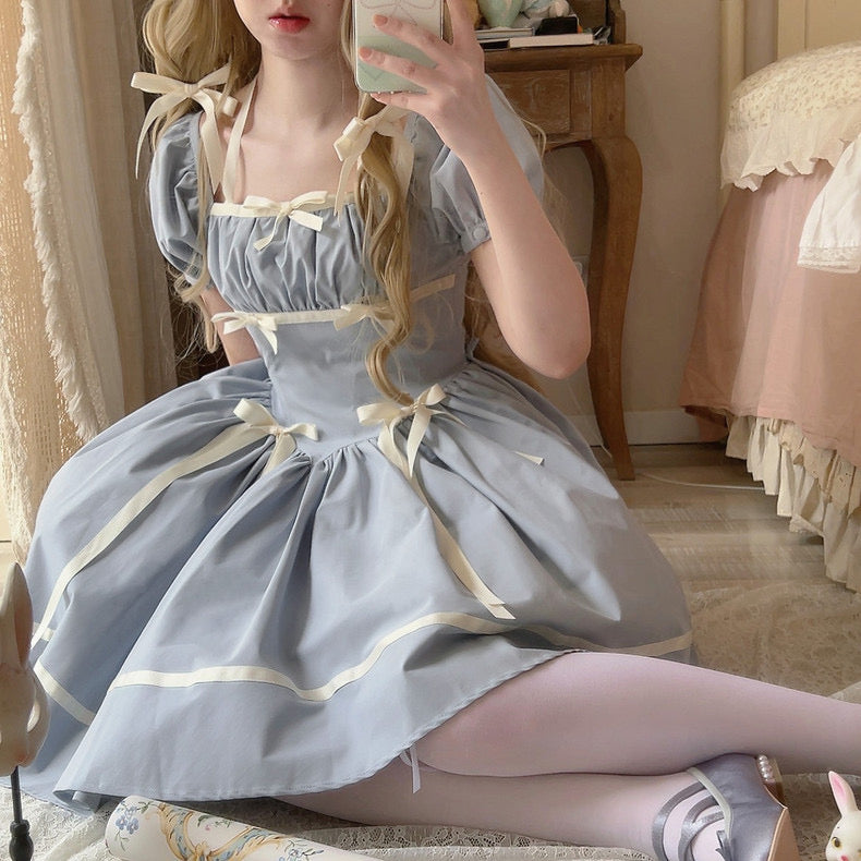 Blue Ribbon Dolly Dress