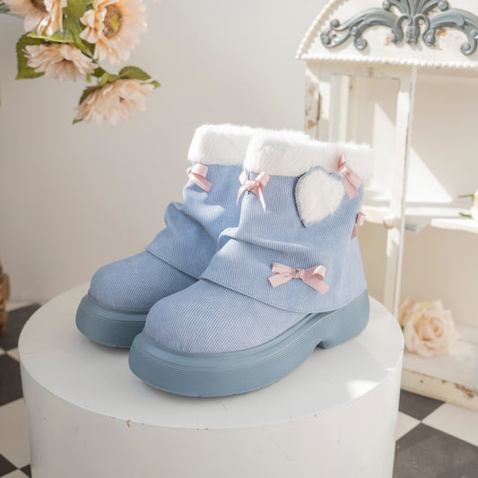 Snow Doll Mid Heel Bootie