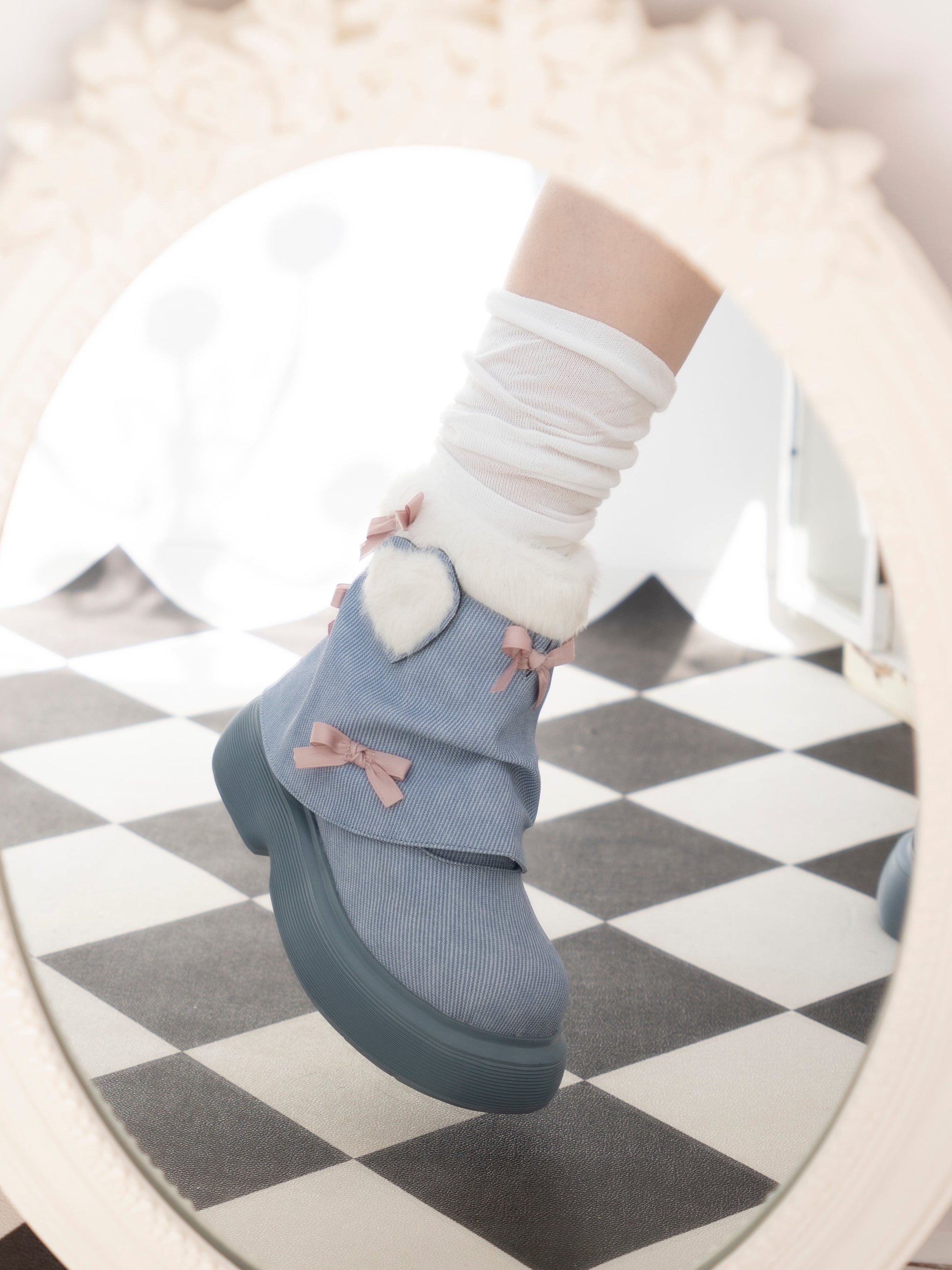 Snow Doll Mid Heel Bootie