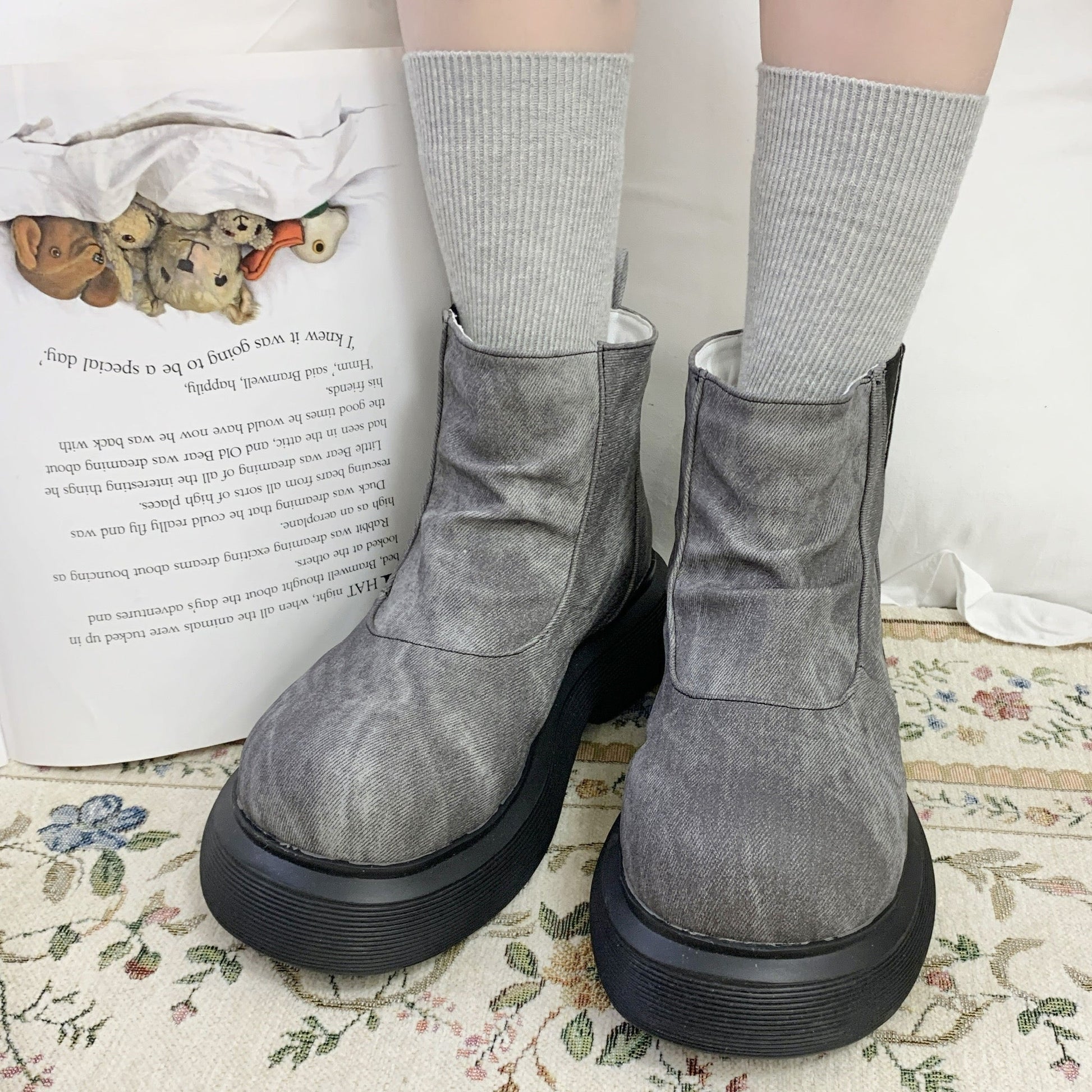 Snow Doll Mid Heel Bootie