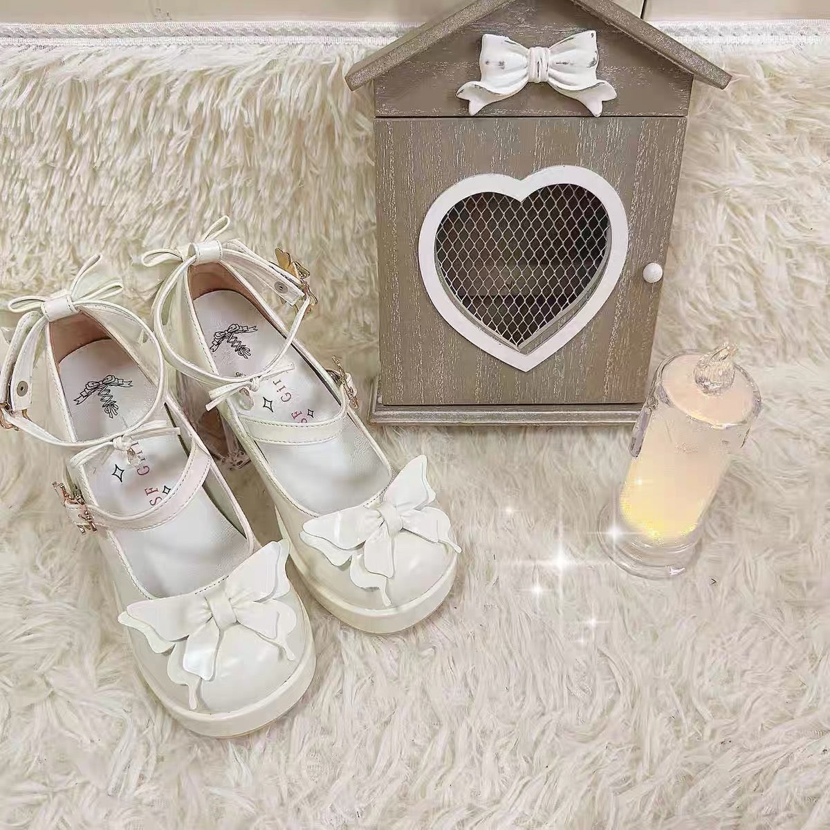Dreamy Butterfly High Heels