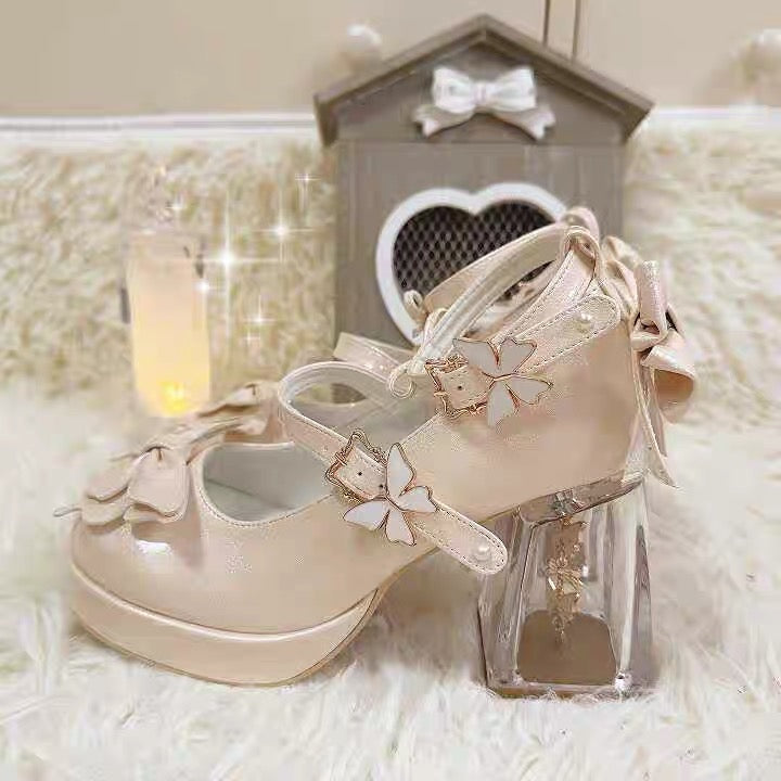 Dreamy Butterfly High Heels