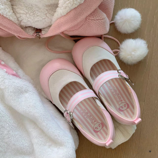Cute Panda Flat Shoes