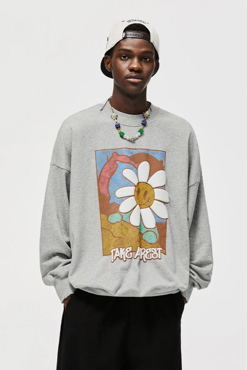 Indie Take a Rest Sweatshirt Gray