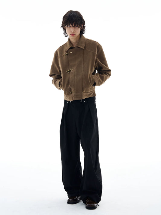 Midnight Espresso Toggle Jacket