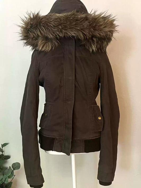 brown velvet jacket
