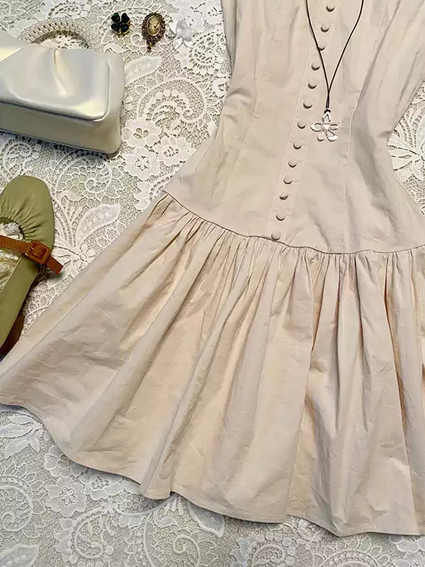 Waist slimming sleeveless vest dress