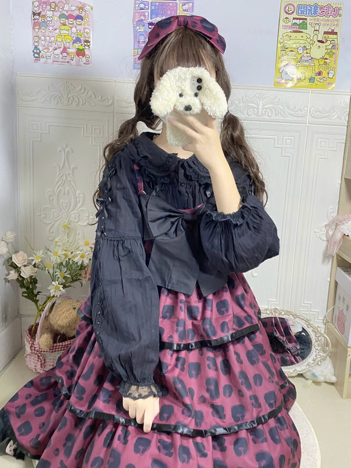 Sweet Lolita Shirt Doll Collar Blouse High-waisted