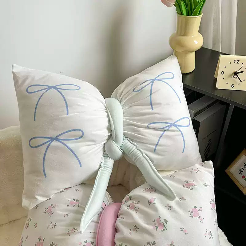 Bow tie sofa pillow