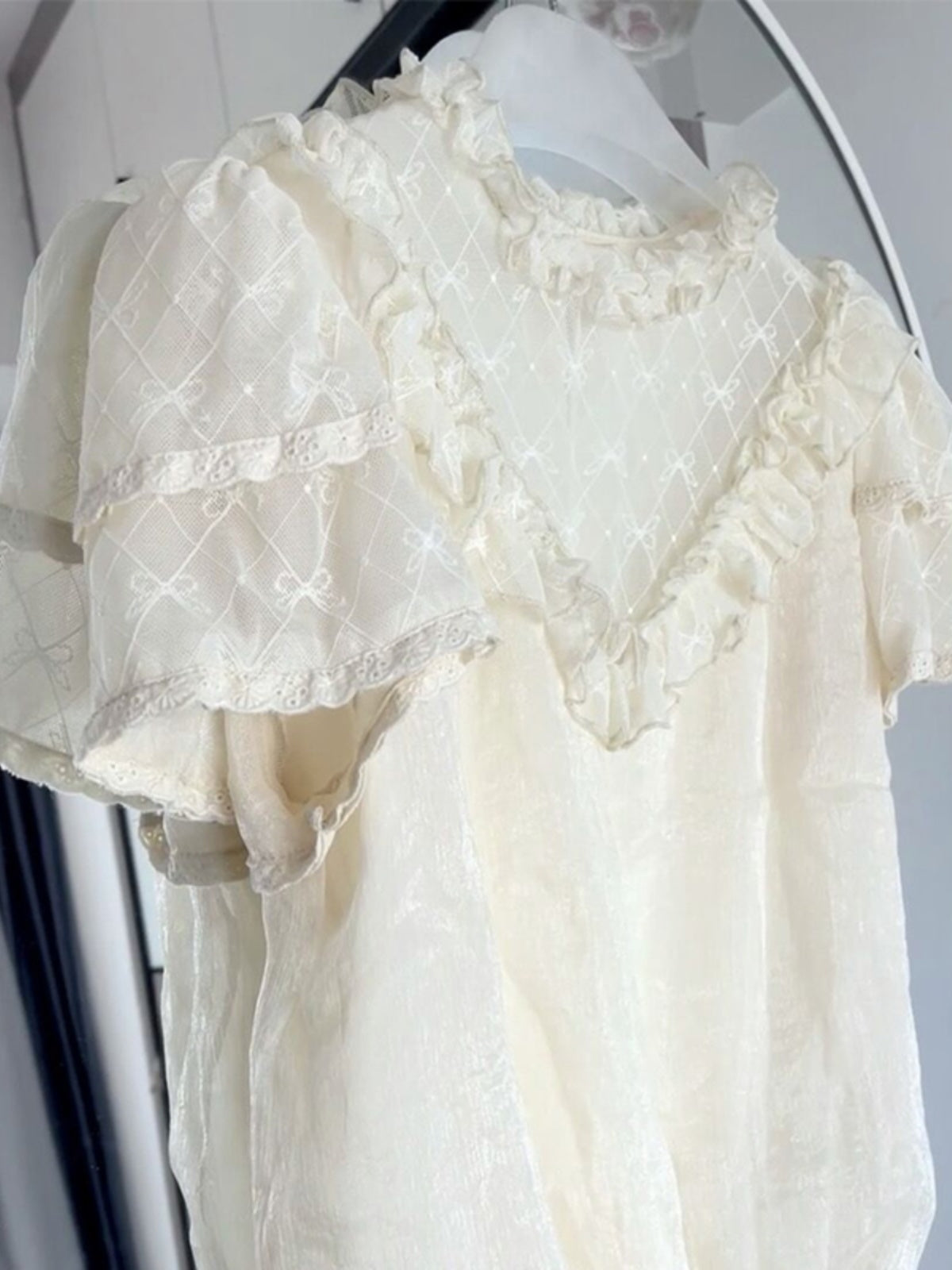 Plus Size Lolita Short Sleeve Shirt