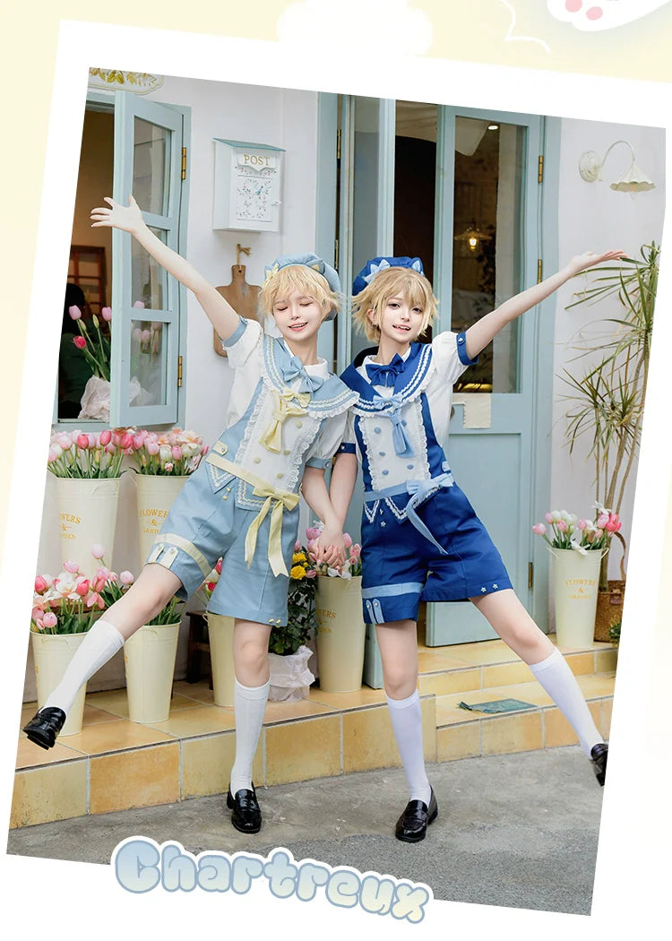 Ouji Lolita Suit Male Lolita Shirt Shorts