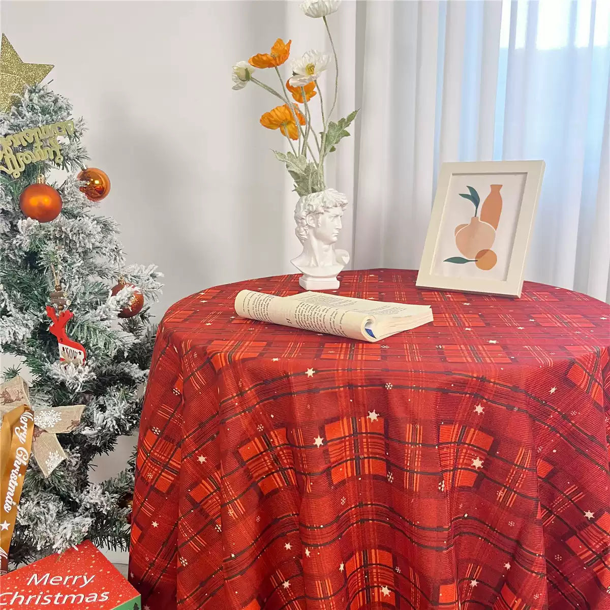 ins Christmas tablecloth