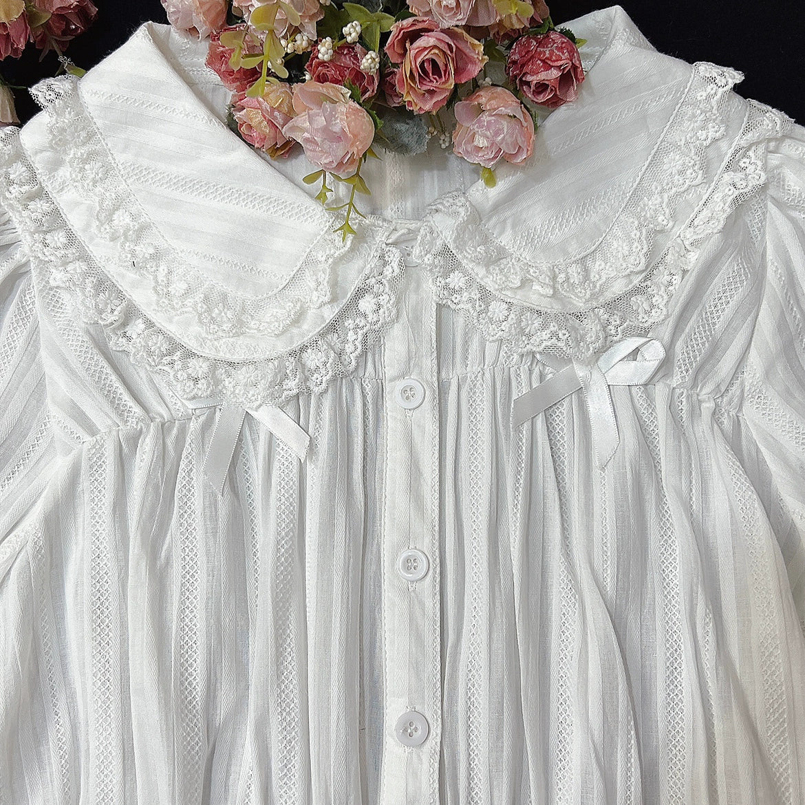 Sweet Lolita Shirt Doll Collar Blouse High-waisted