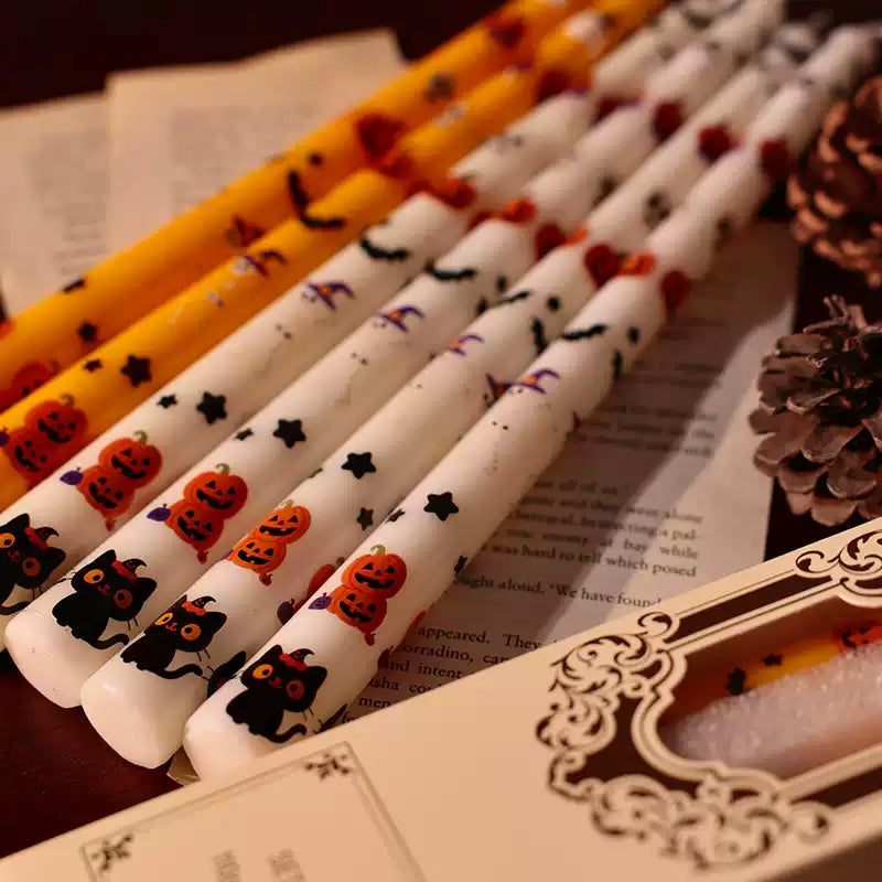 long pumpkin candle(two pieces)