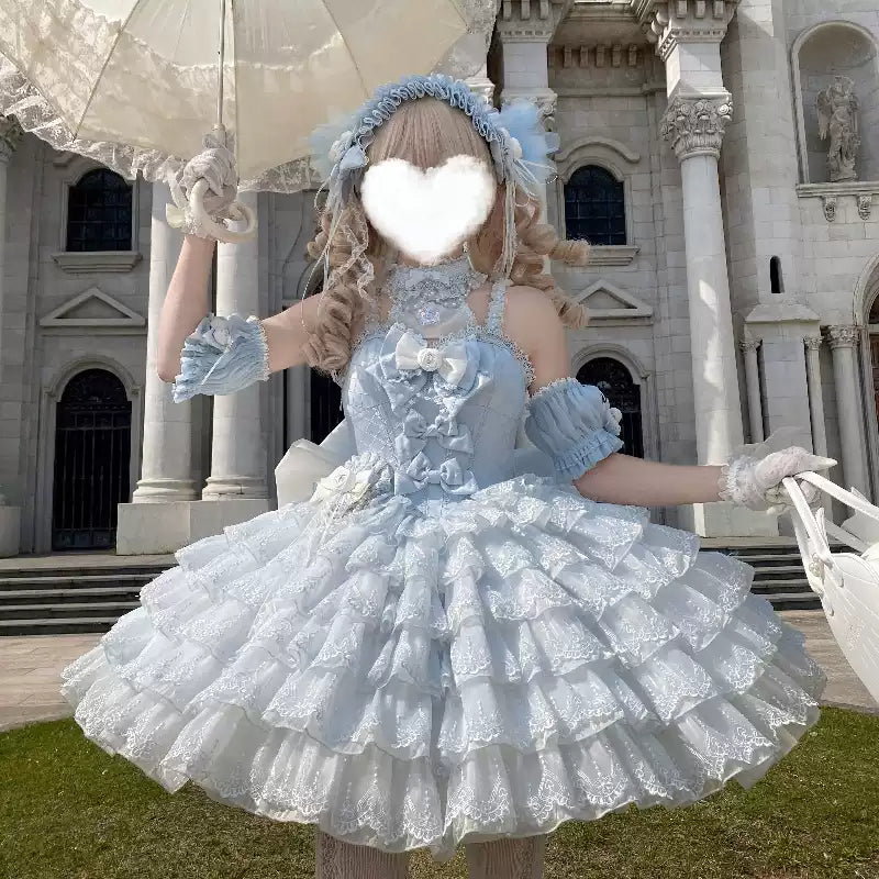 Ballet Style Flowers Princess Dress