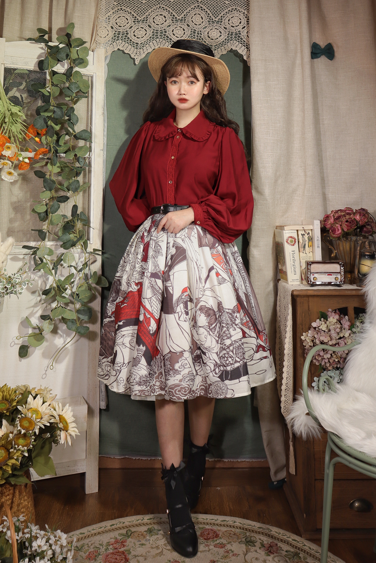 Vintage Large Sleeve Lolita Blouse