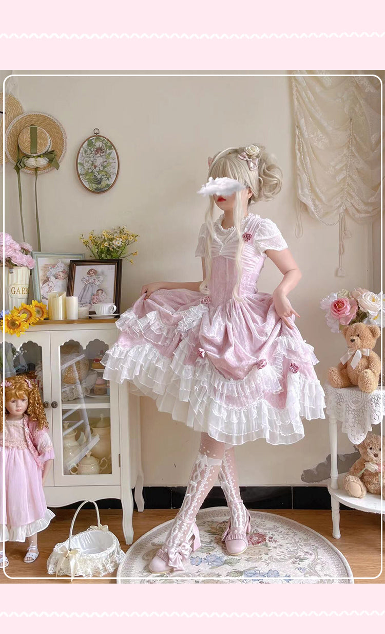 Sakurada Fawn~Plus Size Lolita Short Sleeve Shirt