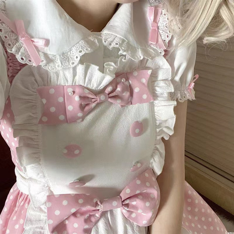 Sweet Lolita Doll Collar Short Sleeve Blouse