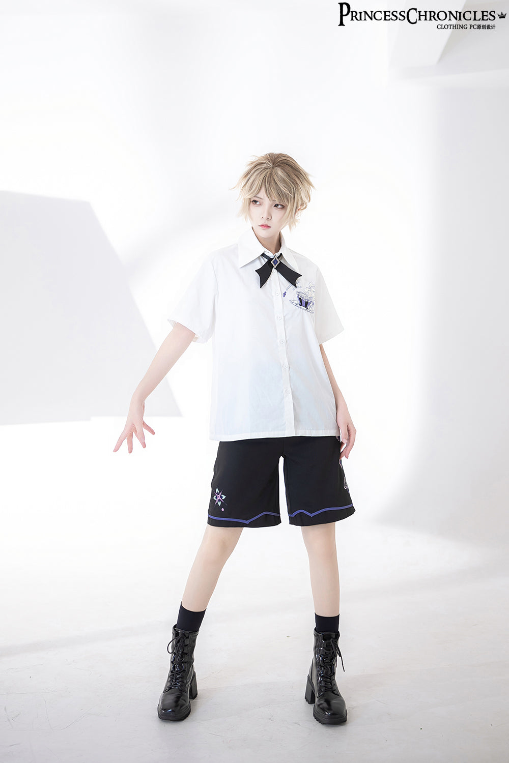 Summer Loose Embroidered Short Sleeve White Shirt