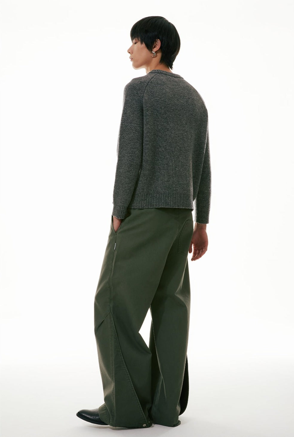 Wide Leg Cut Workwear Jeans