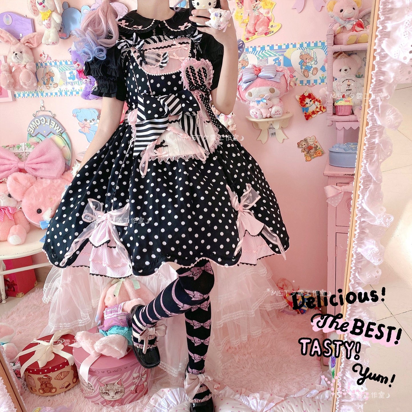 Kawaii Lolita Shirt Soft Girl Short-sleeved