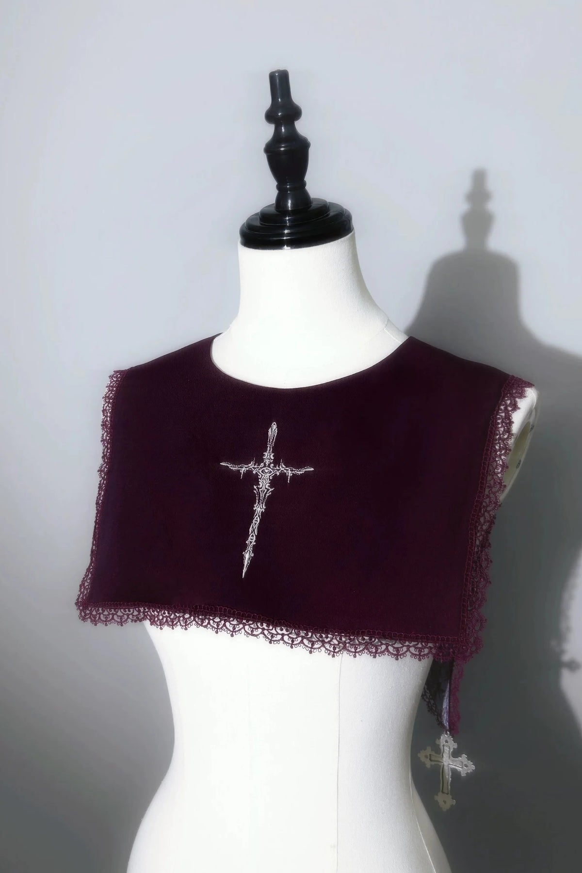 Gothic Lolita Coat + Cape + Cross Collar