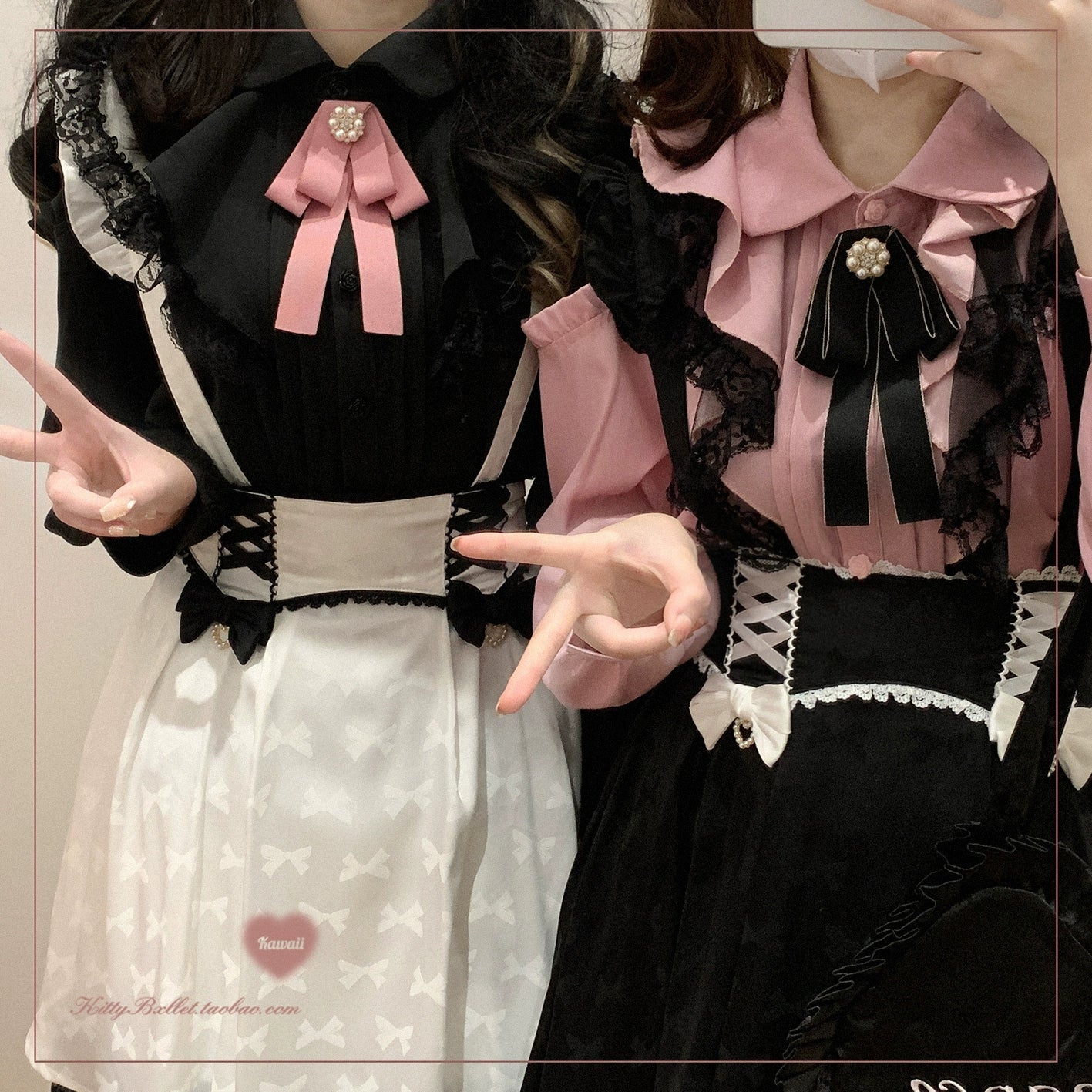 Jirai Kei Shoulder Open Ruffle Lace Long Sleeve Blouse