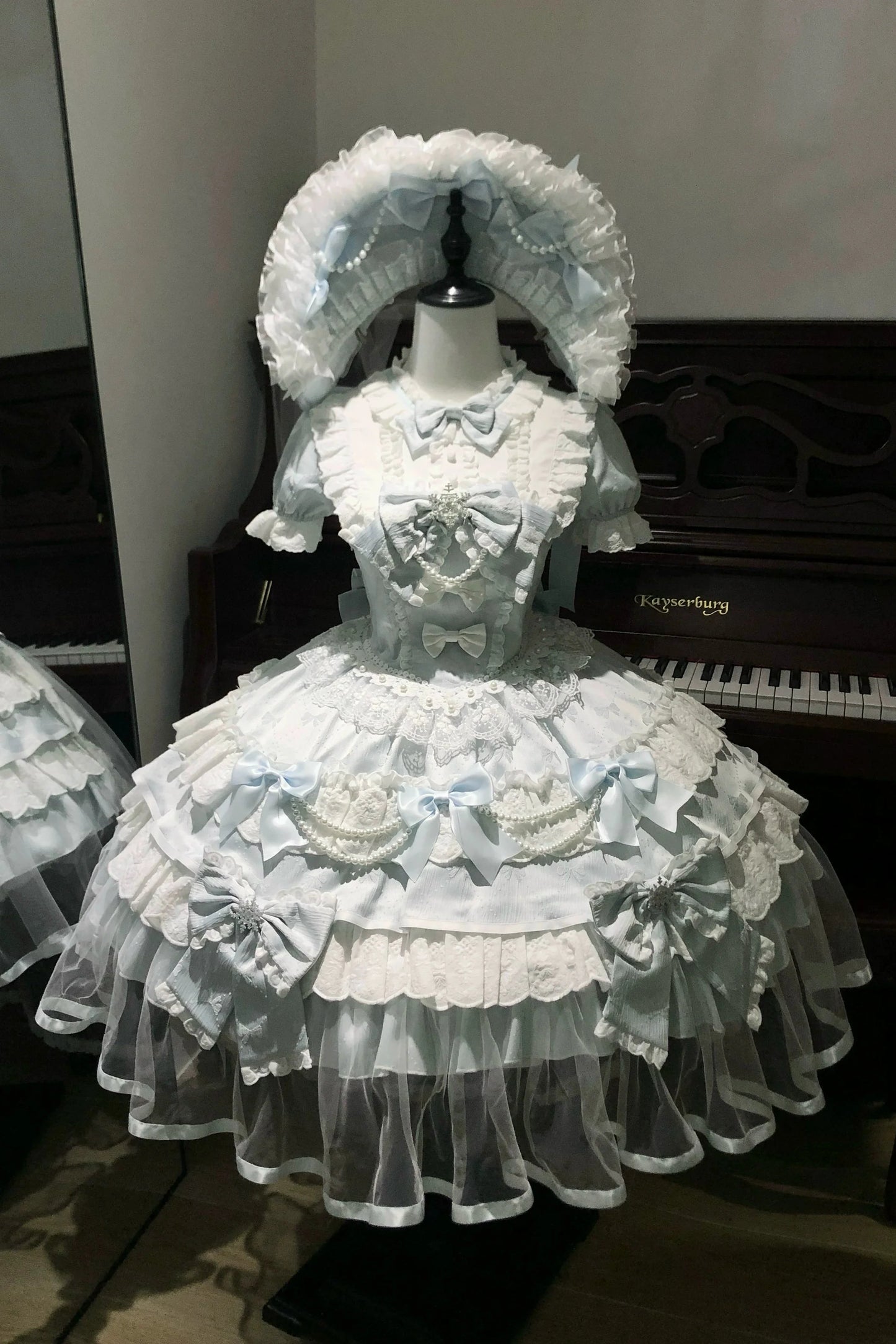 [February 8 Reservation Deadline]Pink Blue Tiered Lace Ribbon Princess Series Accessories