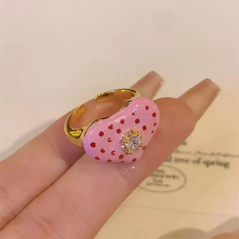 Y2K Handmade Star Love Stacking Ring Set