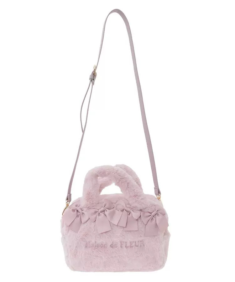 Plush Bunny Crossbody Bag | Cute Bow Detail Rabbit Bag for Women