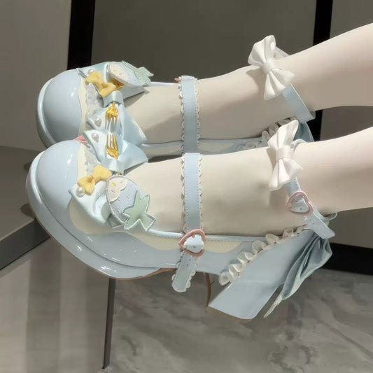 New Lolita Shoes “Strawberry Roll” — Full-Payment Sweet Lolita Shoes, Cute and Lovely Original for Summer