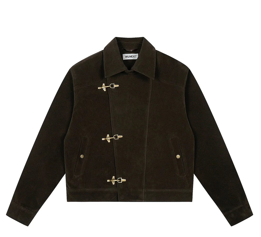 Midnight Espresso Toggle Jacket