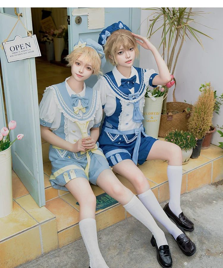 Ouji Lolita Suit Male Lolita Shirt Shorts