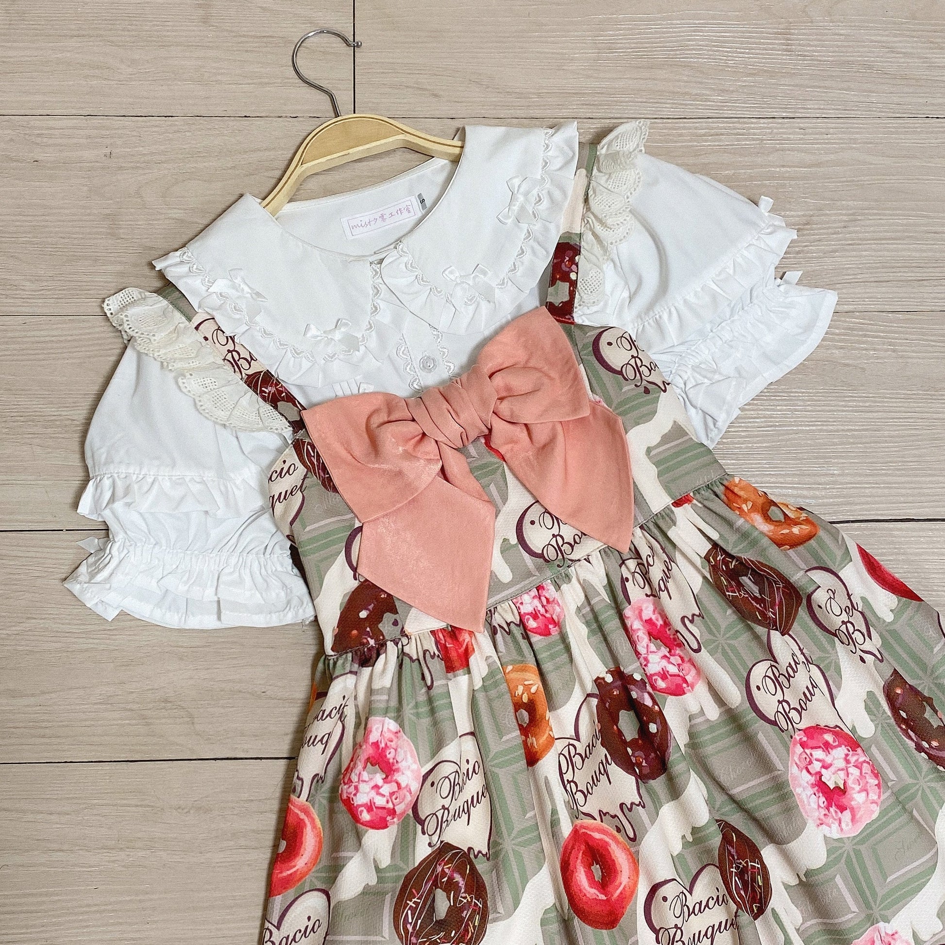 Kawaii Lolita Shirt Soft Girl Short-sleeved