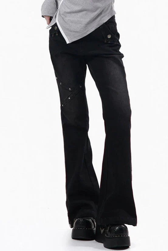 Modern Flare Denim Pants