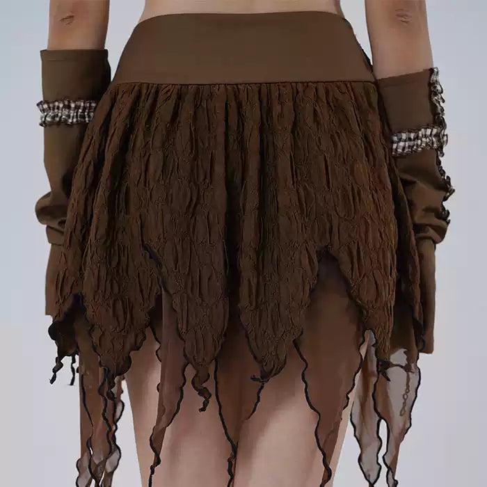 Coachella hot girl slimming skirt