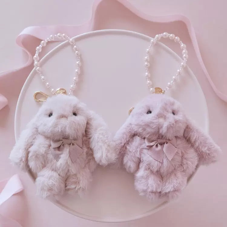 Plush Bunny Crossbody Bag | Cute Bow Detail Rabbit Bag for Women