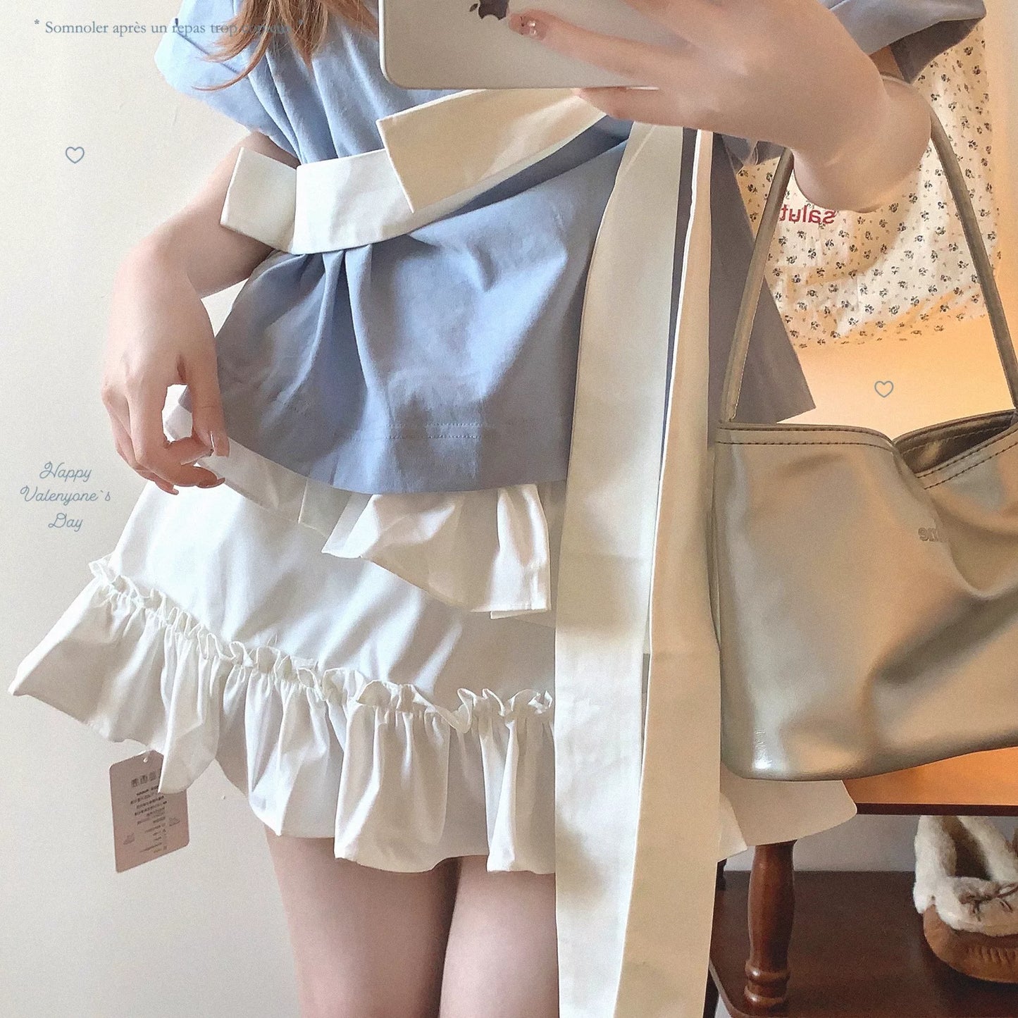 Last Stock ruibb*t Irregular Ruffle Sweet High-Waist Versatile Layered Cake Midi Skirt