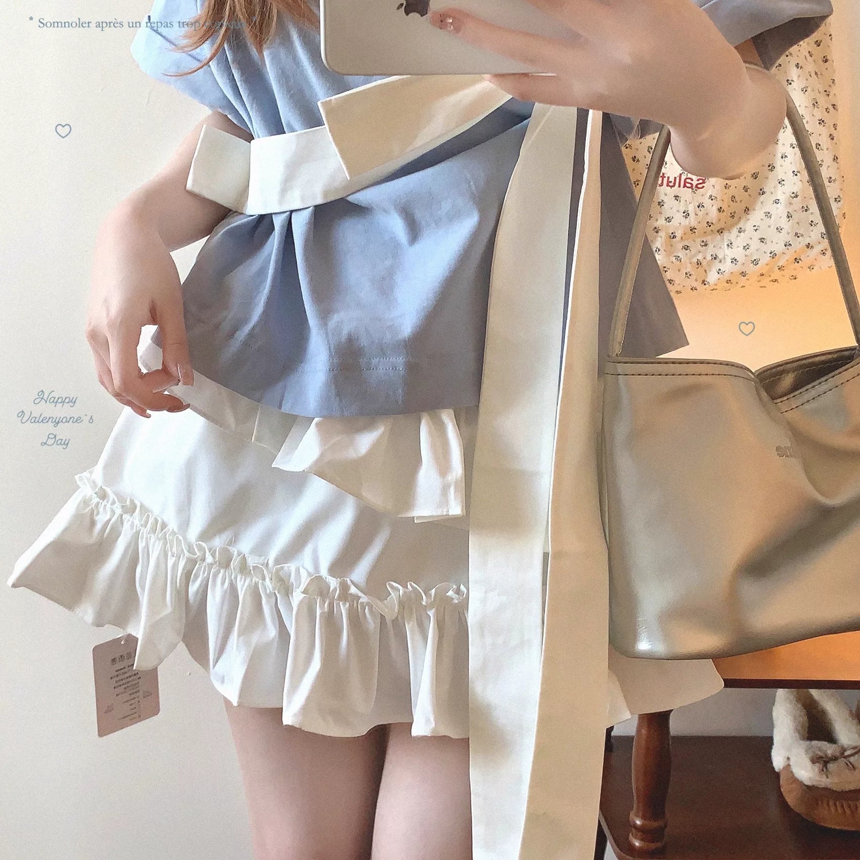 Last Stock ruibb*t Irregular Ruffle Sweet High-Waist Versatile Layered Cake Midi Skirt