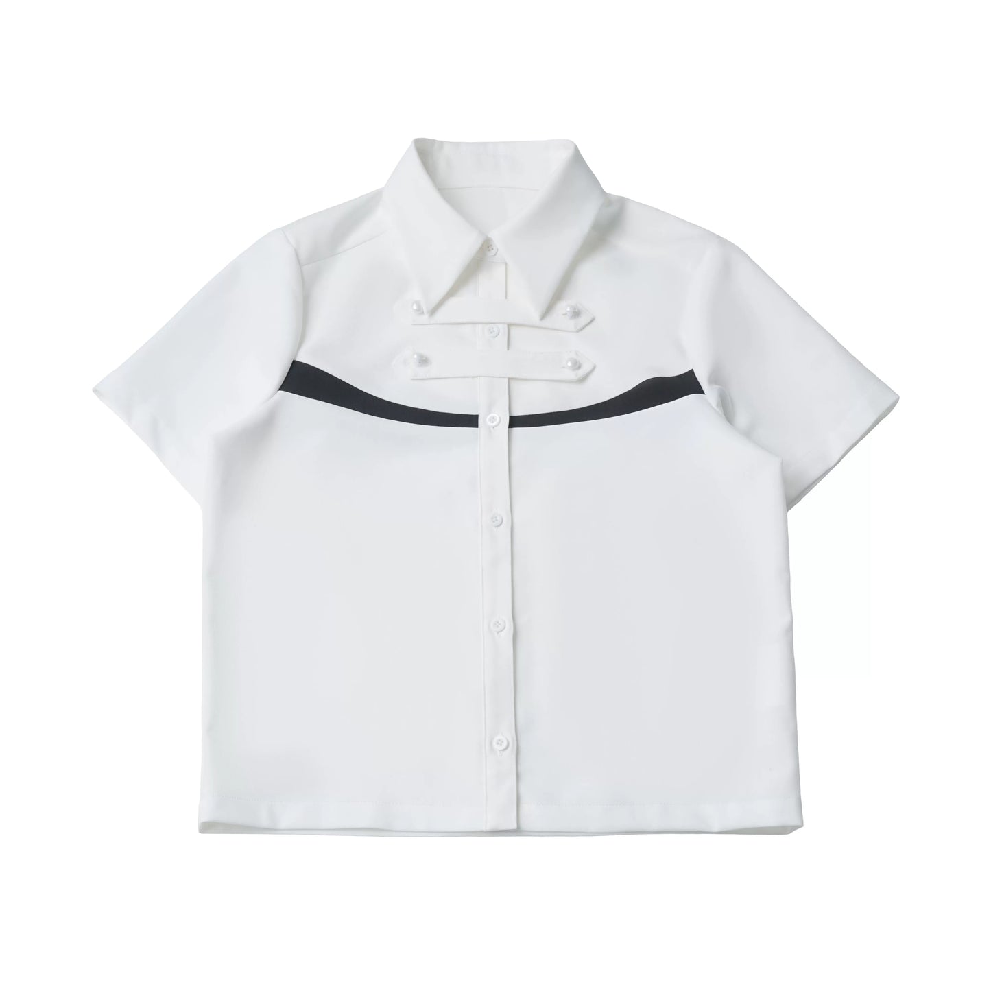 Ready Stock Shipping【Starry Plan】Casual Shirt & Suspender Shorts Set—Flattering Fit, Cool Summer Design