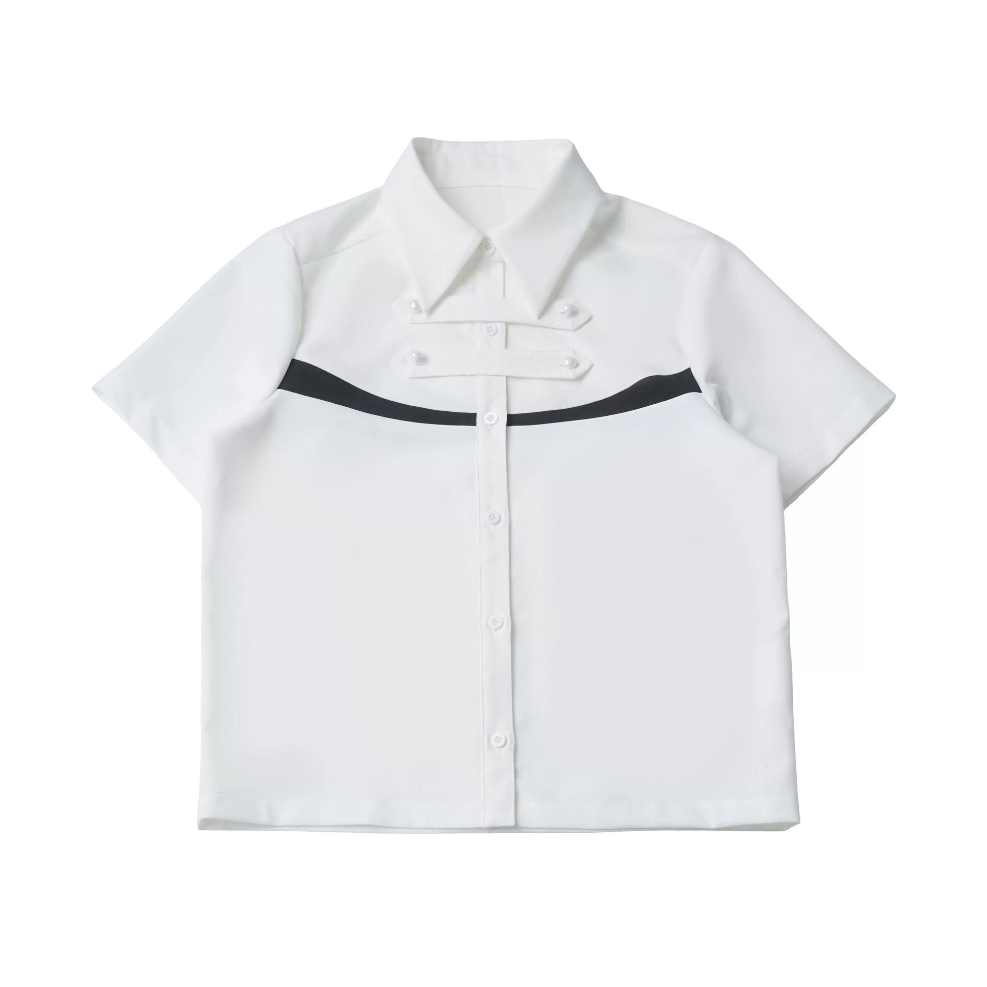 Ready Stock Shipping【Starry Plan】Casual Shirt & Suspender Shorts Set—Flattering Fit, Cool Summer Design